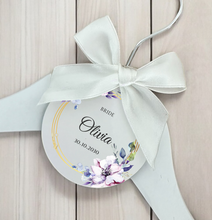 Load image into Gallery viewer, Personalised Wedding Day Dress Hanger With Tag