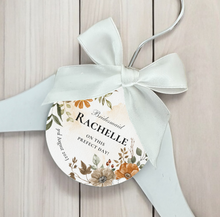 Load image into Gallery viewer, Personalised Wedding Day Dress Hanger With Tag