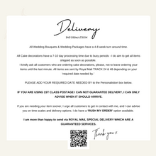 Load image into Gallery viewer, FULL SET White gypsophila eucalyptus leaf cake topper wedding decorations floral arrangement - Custom Personalised Topper