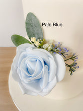 Load image into Gallery viewer, Blush Pink Foam Rose Cake Flowers: Wedding Cake Topper