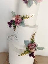 Load image into Gallery viewer, Dusty Pink Foam Rose Cake Flowers: Wedding, Christening, Birthday