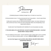 Load image into Gallery viewer, Personalised Cake Topper - Wedding Christening Silk Roses Burgundy and Beige Cake Flower Arrangement Topper & Decorations Gypsophila