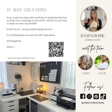 Load image into Gallery viewer, Wedding cake flower arrangement - Pale blue thistles - greenery decorations - cake flowers