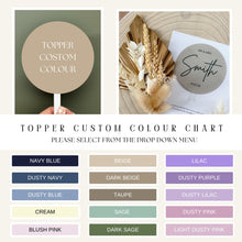 Load image into Gallery viewer, Custom Dried Foliage Cake Topper: Palm Leaf & Spear