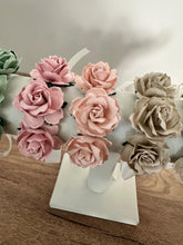 Load image into Gallery viewer, Wedding Wrist Corsage: Sage, Cream & Ivory Paper Roses