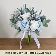 Load image into Gallery viewer, Wedding Bouquet: Foam Roses, Eucalyptus, and Lavender