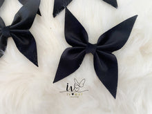Load image into Gallery viewer, Black Velvet Christmas tree Bows - Christmas tree butterflies Bows - Black
