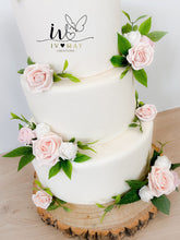 Load image into Gallery viewer, Cake Flowers - Wedding Cake Flowers - Cake Topper - Blush Pink - Christening / Birthday cake decoration