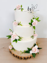 Load image into Gallery viewer, Cake Flowers - Wedding Cake Flowers - Cake Topper - Blush Pink - Christening / Birthday cake decoration