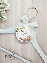 Load image into Gallery viewer, Personalised Wedding Day Dress Hanger With Tag
