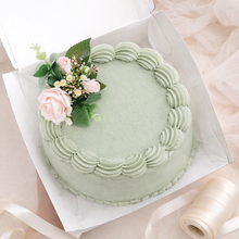 Load image into Gallery viewer, Blush pink Wedding christening cake flower arrangement topper mini eucalyptus roses more colours available
