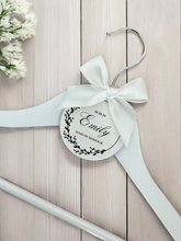 Load image into Gallery viewer, Personalised Wedding Day Dress Hanger With Tag
