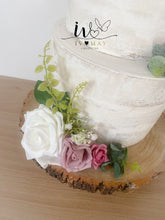 Load image into Gallery viewer, FULL SET Wedding Christening Cake Flower Arrangement Topper &amp; Decorations  foam Roses
