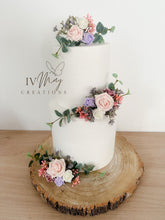 Load image into Gallery viewer, Foam Rose Cake Topper: Wedding, Christening, Birthday Cake Flowers
