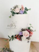 Load image into Gallery viewer, Foam Rose Cake Topper: Wedding, Christening, Birthday Cake Flowers
