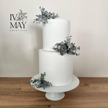 Load image into Gallery viewer, Eucalyptus Cake Flowers: Artificial Foliage Wedding Cake Decoration
