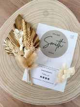 Load image into Gallery viewer, Custom Dried Foliage Cake Topper: Palm Leaf &amp; Spear
