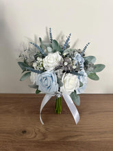 Load image into Gallery viewer, Wedding Bouquet: Foam Roses, Eucalyptus, and Lavender
