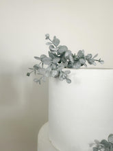 Load image into Gallery viewer, FULL SET cake flowers - Artificial foliage  cake flowers - eucalyptus bunches leaf wedding decorations floral arrangement
