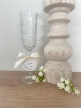Load image into Gallery viewer, Personalized Wedding Keyring: Bridal Party Favor, Keepsake Name Tag
