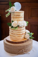 Load image into Gallery viewer, FULL SET Wedding Christening Cake Flower Arrangement Topper Decorations foam roses eucalyptus
