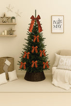 Load image into Gallery viewer, Luxury Handmade Velvet Christmas Tree Bows: Copper, Burnt Orange, Rust (Set of 3 or 6)
