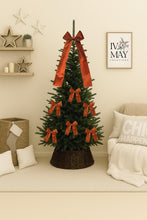 Load image into Gallery viewer, Luxury Handmade Velvet Christmas Tree Bows: Copper, Burnt Orange, Rust (Set of 3 or 6)
