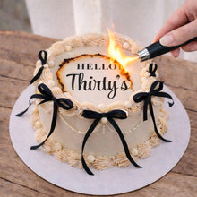 Load image into Gallery viewer, Burn Away Cake Topper – Milestone Birthday Reveal, Edible Wafer &amp; Icing (A5/A4 Sizes)
