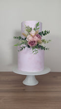 Load and play video in Gallery viewer, FULL SET Artificial Cake Flowers - gypsophila eucalyptus cake topper decorations Bunny Tails - Dried Style - Blush Pink Dusty Pink Mix
