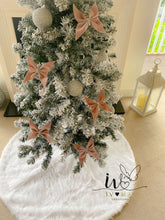 Load image into Gallery viewer, SET OF 6 Velvet Christmas tree Bows - Christmas tree butterflies Bows - Dusty Pink
